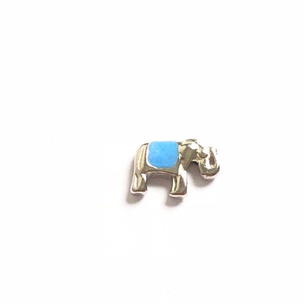 MCH-06 Mini Charm Elefante azul