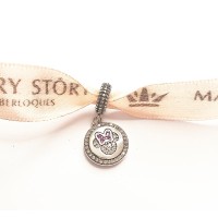 Berloque Minnie Cravejada Face Prata 925 Berloque Minnie Cravejada Face Prata 925