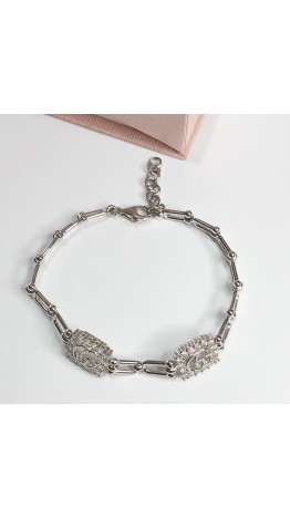 Pulseira Ellos CG  em prata 925 & Zirconias 