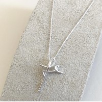 G-19 Gargantilha Fé em Prata 925 G-19 Gargantilha Fé em Prata 925