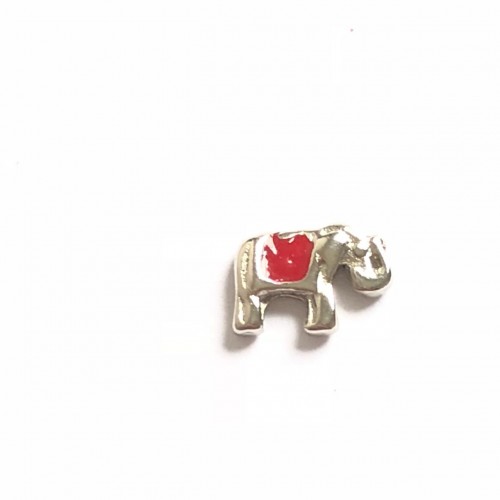MCH-07 Mini Charm Elefante vermelho