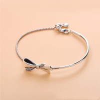 Bracelet Laço Cravejado Prata 925