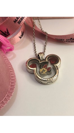 Capsula Cola Minnie Prata 925 