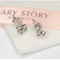 Brincos Me Cereja Prata 925 ( par) Brincos Me Cereja Prata 925 ( par)