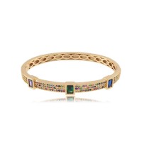 Bracelet Micro zirconias coloridas ( semijoias)