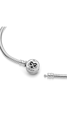 Pulseira Infinito Amor Para sempre Prata 925