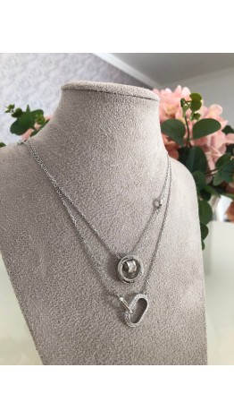 Gargantilha Cartier (inspirad) Prata 925