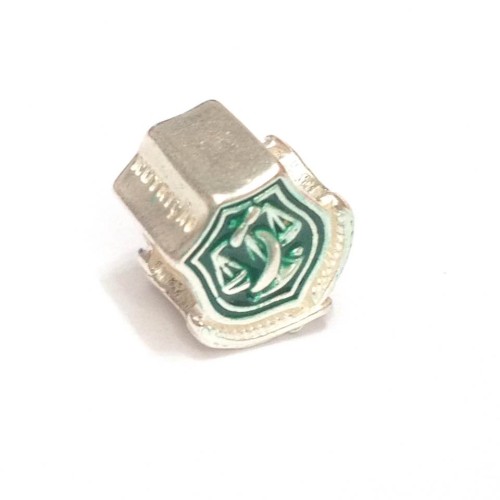 BE-302 Berloque Símbolo Nutrição em Prata e Esmalte