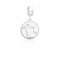 Berloque Libra & Constelação Prata 925