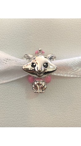Berloque Gatinha Baby Marie Prata 925