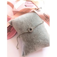 Pulseira Ajustável Glamour Prata 925 e Zirconias Pulseira Ajustável Glamour Prata 925 e Zirconias