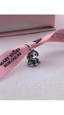 Berloque Poodle  Prata 925
