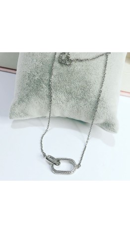 Gargantilha Cartier (inspirad) Prata 925