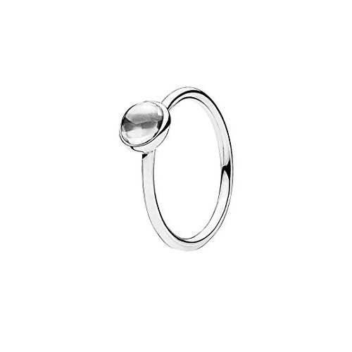 A-36 Anel Drops Incolor Prata 925 Zirconia