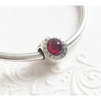 BE-218 Berloque Love Forever em Prata 925 Vermelho