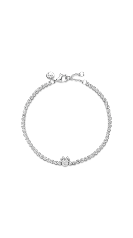 Pulseira Riviera Minnie Prata 925 & Zirconias Cristal 