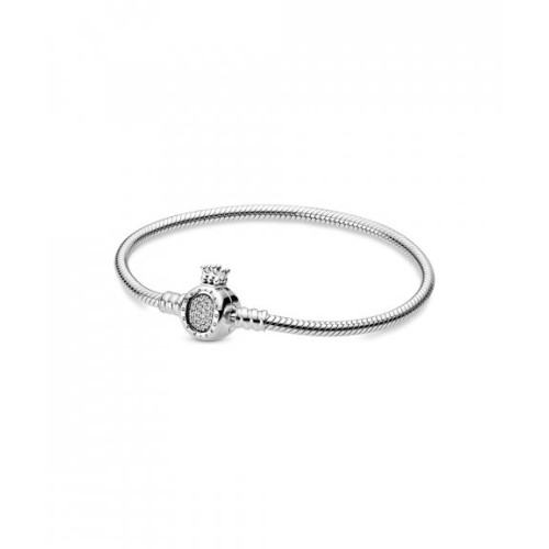 Pulseira Coroa Princess Prata 925 