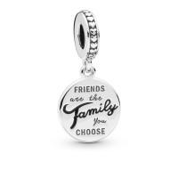 Pingente Amigos Sempre Juntos /Família Prata 925 Pingente Amigos Sempre Juntos /Família Prata 925