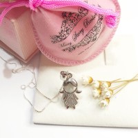 Gargantilha Linda Menina Prata 925 e Zirconias Gargantilha Linda Menina Prata 925 e Zirconias