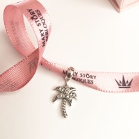 Pingente Coqueiro Prata 925 Zirconias Brancas Pingente Coqueiro Prata 925 Zirconias Brancas