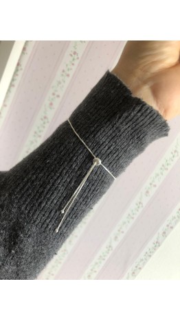 PL-31 Pulseira Mão de Buda em Prata 925 e Zirconias 