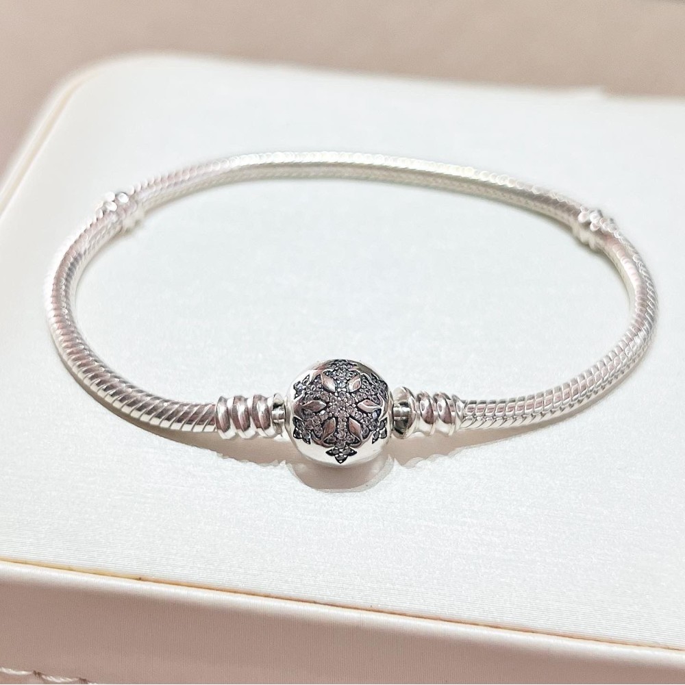 Pulseira  luxuoso Floco de Neve  Prata 925/zirconias