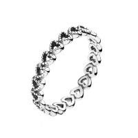 Anel Corações em Prata 925 Anel Corações em Prata 925