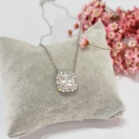 Gargantilha Cravejada Princesa Cristal Prata 925 Gargantilha Cravejada Princesa Cristal Prata 925