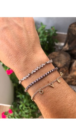 Pulseira Loved em Prata 925 
