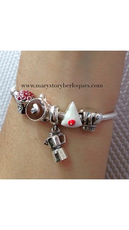 BE-177 Berloque In Love Chef em Prata 925