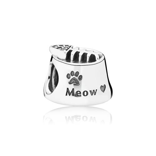  Berloque Tigela My Cat em Prata 925