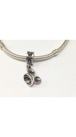 PG-273 Pingente Orelhas do Mickey em Prata 925