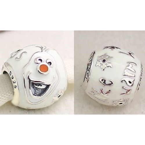 BE-362 Berloque Frozen Olaf em Prata 925