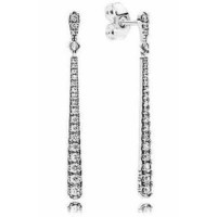  Brincos Rastro de Estrelas em Prata e Zirconias.