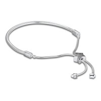 Pulseira Ajustável Estrela cravejada Prata 925