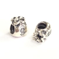 BE-288 Berloque Saco Da Fortuna em Prata 925 ( und).