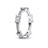 Anel retangulares /zirconias prata 925 Anel retangulares /zirconias prata 925