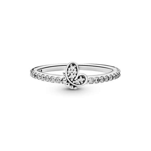 Anel Borboleta  zirconias  In love Prata 925