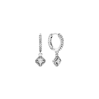 Brincos Beleza Clássica Prata 925 Brincos Beleza Clássica Prata 925