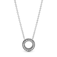 Gargantilha Mandala do Amor Cravejado Prata 925 Gargantilha Mandala do Amor Cravejado Prata 925