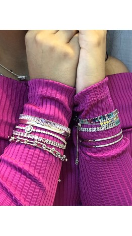 Bracelet Duplo Glamour ( SEMIJOIAS)