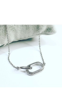 Gargantilha Cartier (inspirad) Prata 925