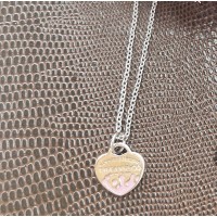 Gargantilha Tf coração Splash Rosa Prata 925 Gargantilha Tf coração Splash Rosa Prata 925