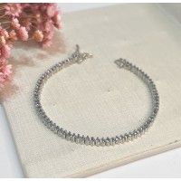 Pulseira Riviera Zirconia LAVANDA Prata 925 Pulseira Riviera Zirconia LAVANDA Prata 925