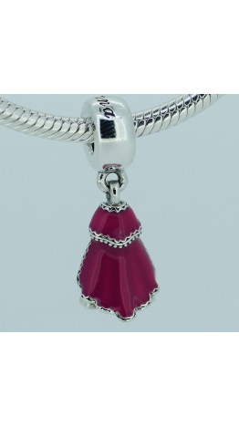 PG-35 Pingente Ana  Prata e Esmalte 