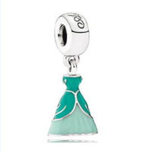 Princesa Ariel em Prata 925 e Esmalte Verde