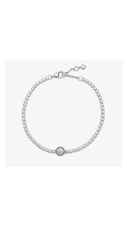 Pulseira Riviera Zirconias brilhantes Prata 925