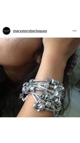 Pulseira Mary Story Prata 925 