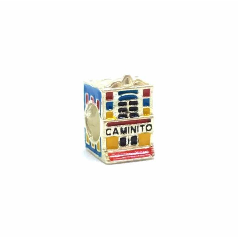Berloque Caminito Prata Esmalte 925 