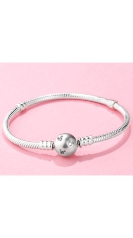 Pulseira  Mickey Fecho cravejado Prata 925